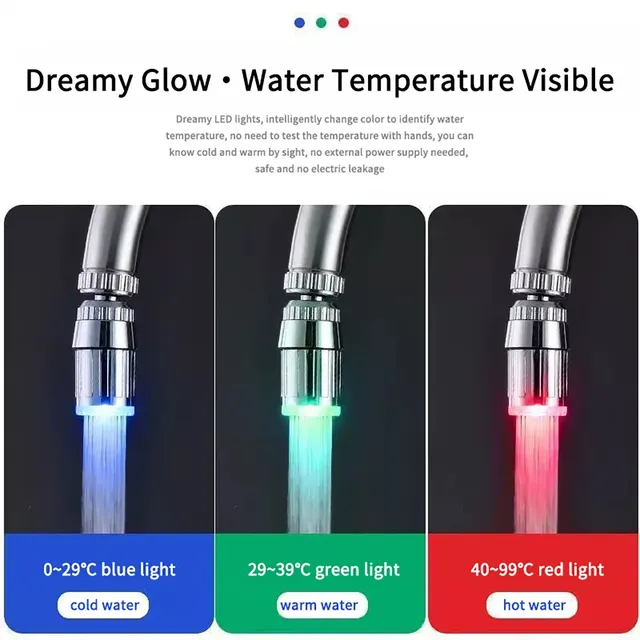 Robinet LED sensible à la température – vue 5