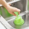 Plongeur soufflet mini compact ventouse silicone souple… – vue 4