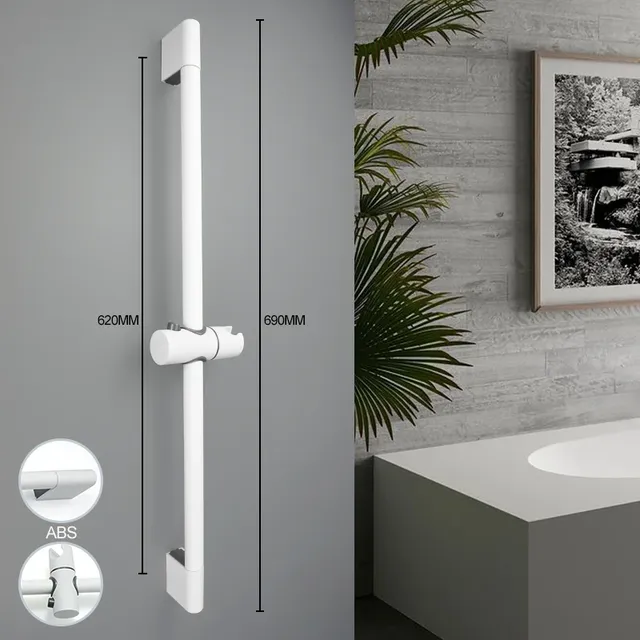 Barres coulissantes de douche en or brossé – vue 4