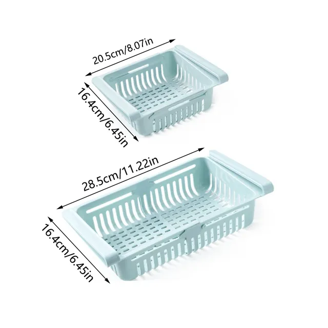 Panier rangement réfrigérateur extensible coulissant… – vue 6