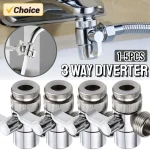 Connecteur de robinet d&rsquo;eau pour toilettes, adaptateur d&rsquo;interrupteur à 3 voies, séparateur d&rsquo;évier de cuisine, vanne de Roi ation, bidet, douche, HOKitchen