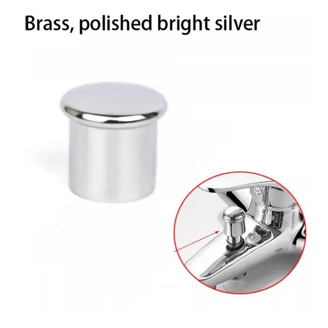 Capuchon robinet douche cuivre chromé miroir poli… – vue 6