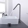 Robinet lavabo vasque surélevé colonne bec haut jet… – vue 2