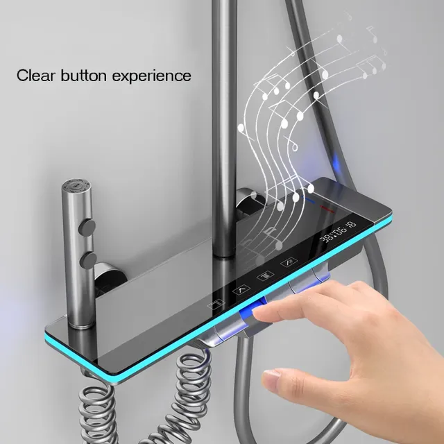 Ensemble de système de douche intelligent pour salle de… – vue 4