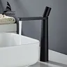 Robinet de lavabo moderne en laiton doré brossé – vue 5