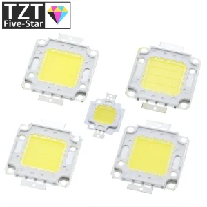 Puce de lampe LED intégrée COB, ampoule de budgétaire bricolage, blanc chaud, 10W, 20W, 30W, 50W, 100W, DC 12V, 36V Puce de lampe LED intégrée COB, ampoule de budgétaire bricolage, blanc chaud, 10W, 20W, 30W, 50W, 100W, DC 12V, 36V