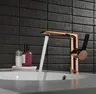 Robinet de salle de bains de luxe en or Rose – vue 4