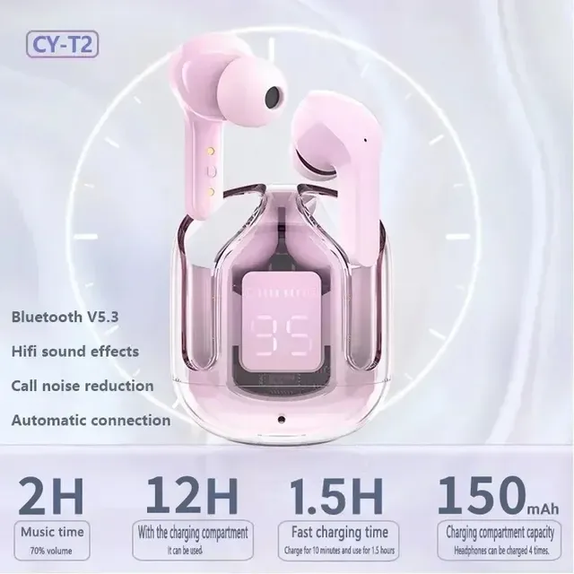 Écouteurs sans fil Bluetooth T2 d'origine – vue 3