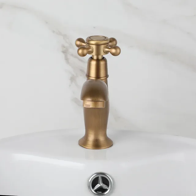 ZAPPO robinet d'eau froide simple en laiton Antique – vue 5