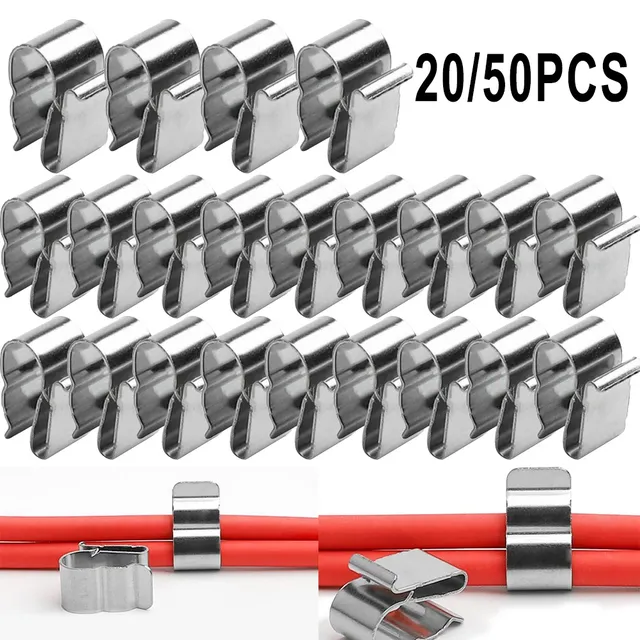 Lot 20 pièces pinces clips photovoltaïques acier… – vue 6