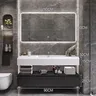 Cintre noir Meuble De Salle De Bain conceptions évier… – vue 5