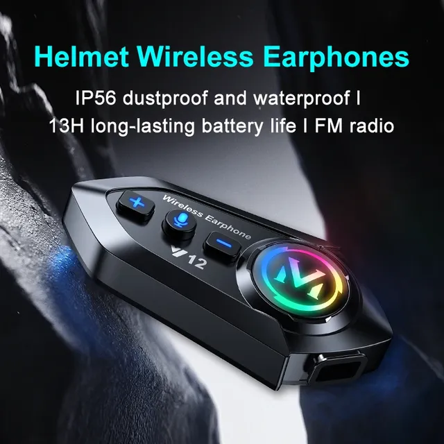 Casque de moto Bluetooth 5.4 – vue 3
