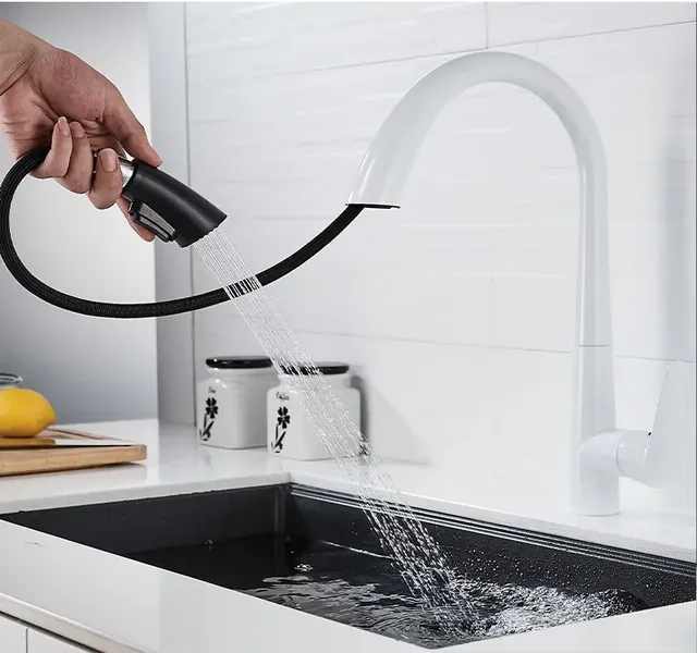 Robinet nervuré pour évier de cuisine – vue 5