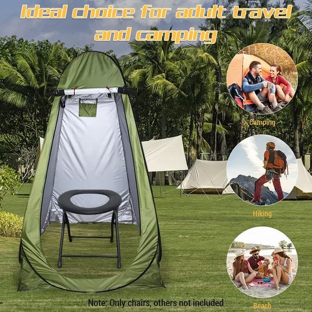 Siège toilette pliant portable camping voyage… – vue 5