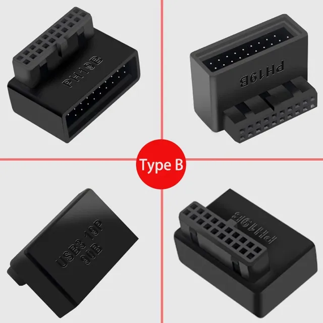 Adaptateur d'en-tête de carte mère d'ordinateur – vue 3
