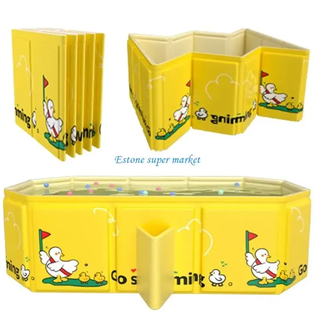 Baignoire pliable bébé PVC compacte rangement portable…