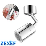 ZEXEF 720 °   Tête de pulvérisation de robinet pivotante, aérateur de cuisine, salle de bains, Extension rotative, buse de filtre, double Mode, économie d&rsquo;eau