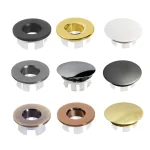 HOOverflow-Couvercle de décoration d&rsquo;anneau de trou de ark, anneau de débordement d&rsquo;évier en laiton, couvercle de déchets de bassin, filtre, rénovation