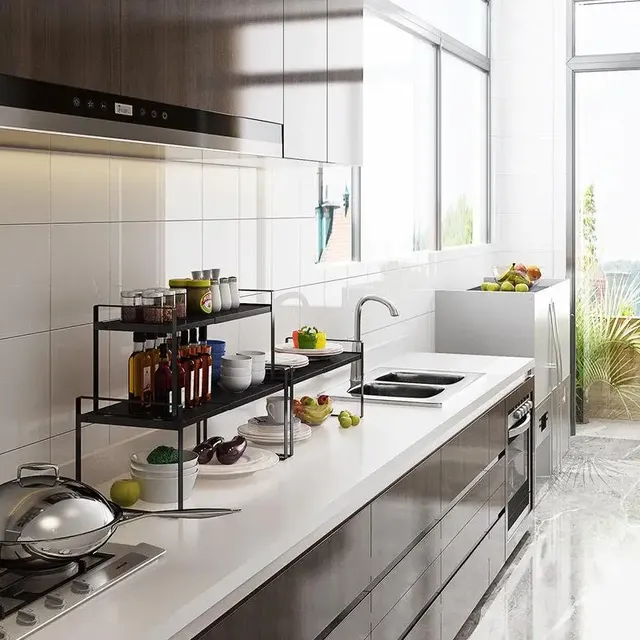 Organisateur extensible de comptoir de cuisine – vue 3