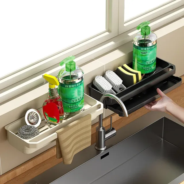 Organisateur évier rangement égouttoir autodrainant… – vue 5