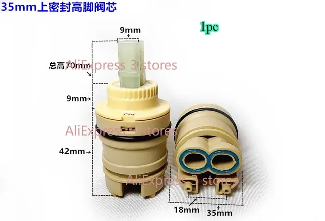 1 pièces 28mm/35mm/40mm mitigeur d'eau robinet cartouche… – vue 4