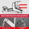 Vanne d'eau mixte en cuivre – vue 5