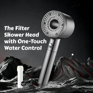 Pommeau douche filtrant cartouche remplaçable filtration cinq couches…