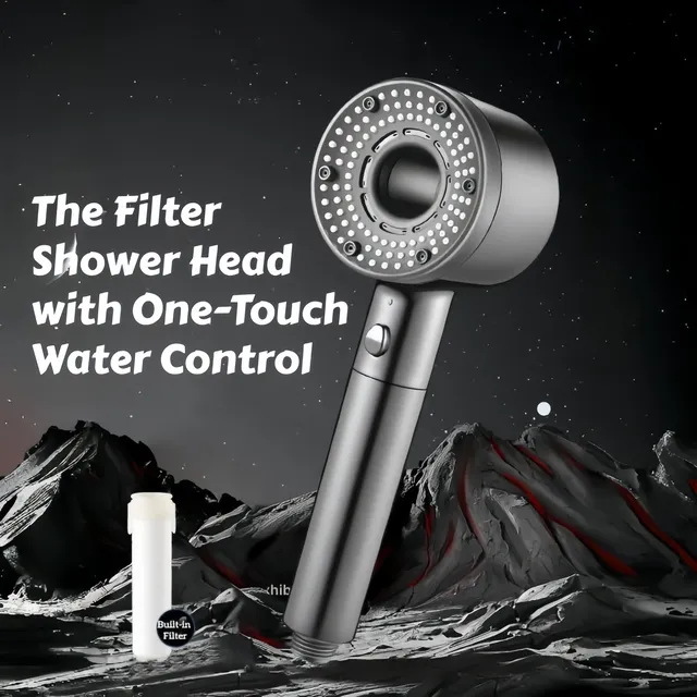 Pommeau douche filtrant cartouche remplaçable filtration…
