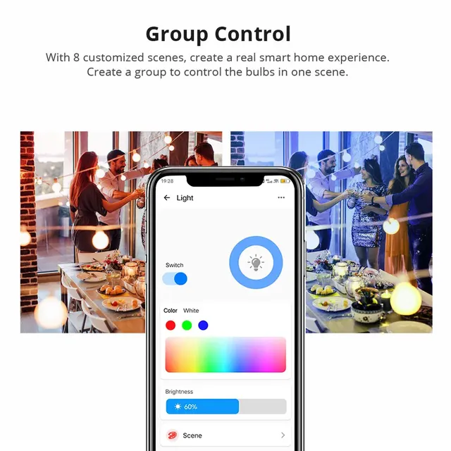 EWeLink Zigbee WIFI ampoule intelligente à intensité… – vue 3