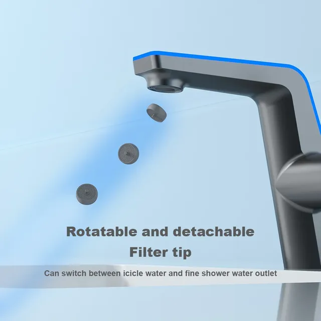 Robinets de lavabo à affichage numérique LED de luxe – vue 5