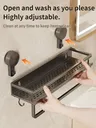 Étagère murale sans perçage ventouses double plateau… – vue 4