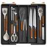 Grand organisateur d'ustensiles de cuisine en plastique… – vue 2