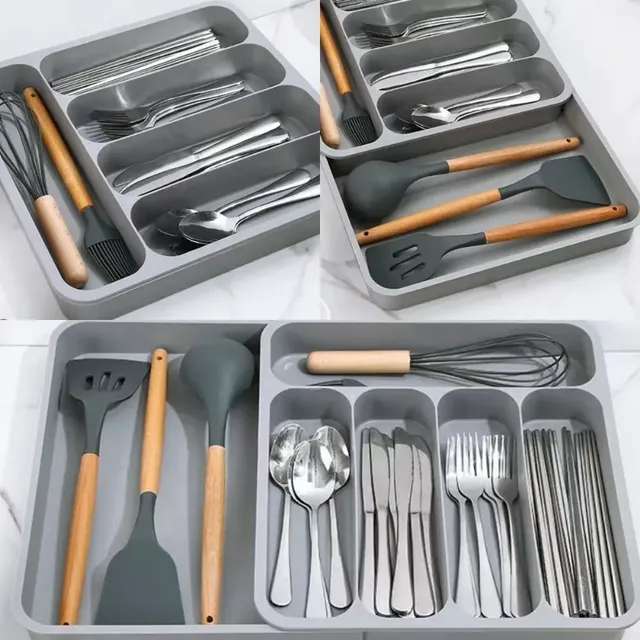 Organisateur tiroir couverts extensible réglable… – vue 3