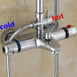 Cabine de douche thermostatique avec vanne Assad, Eau froide sur les magasins