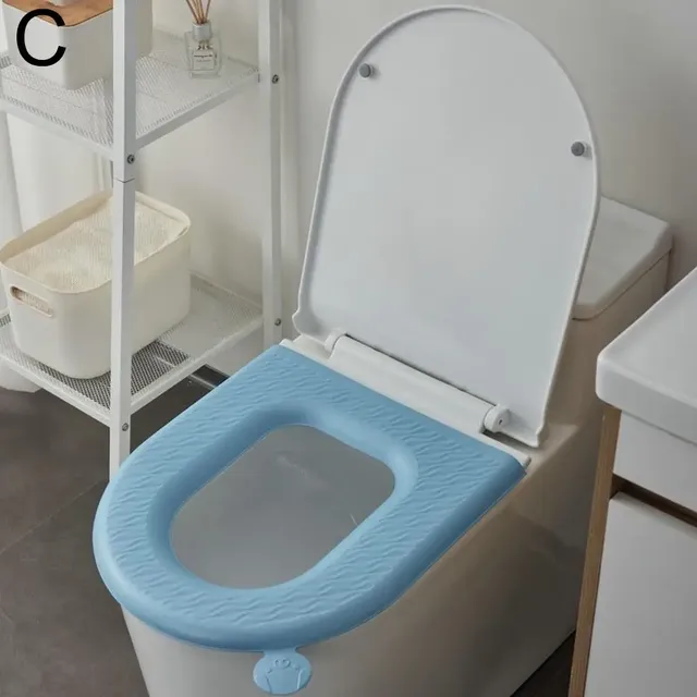 Housse siège toilette imperméable silicone souple… – vue 4