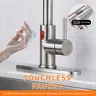Robinet d'évier de cuisine à lumière LED sans contact – vue 4