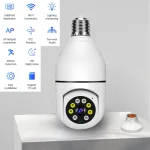Caméra ampoule sans fil Wifi E27 caméra ampoule 360 degrés WiFi caméra de sécurité couleur haute définition Vision nocturne