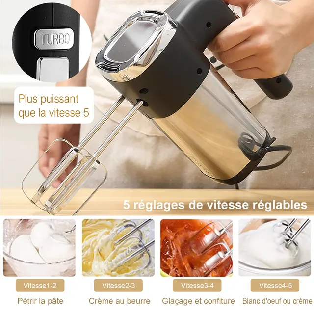 Mélangeur alimentaire Cuisine électrique mélangeur de… – vue 4