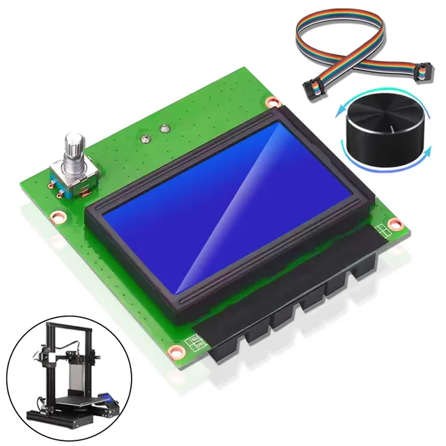 Écran LCD HD 12864 pour imprimante 3D Ender 3 – vue 6
