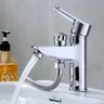 Robinet à poignée unique en laiton avec pommeau de douche – vue 3