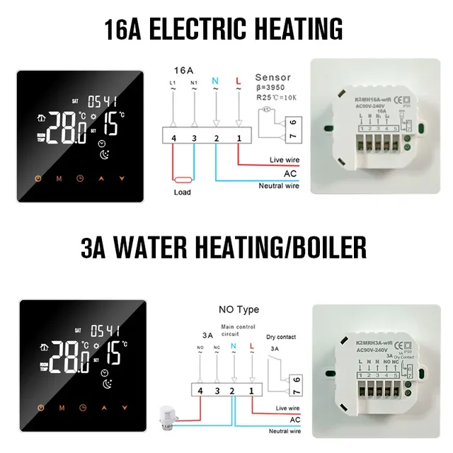 Tuya Smart WiFi ThermoandreElectric – vue 5