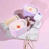 Tasse à bougie ovale avec boîte de rangement de… – vue 3