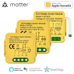 Matter WiFi Module de commutation intelligent relais disjoncteur domotique intelligente collaboration avec Homekit/Alexa/Google/smartTings