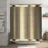 Rideau de douche doré de luxe : une touche d'élégance… – vue 3