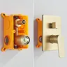 Robinet de douche doré brossé – vue 5