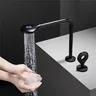 Robinet lavabo mitigeur cascade chaud froid trois trous… – vue 5
