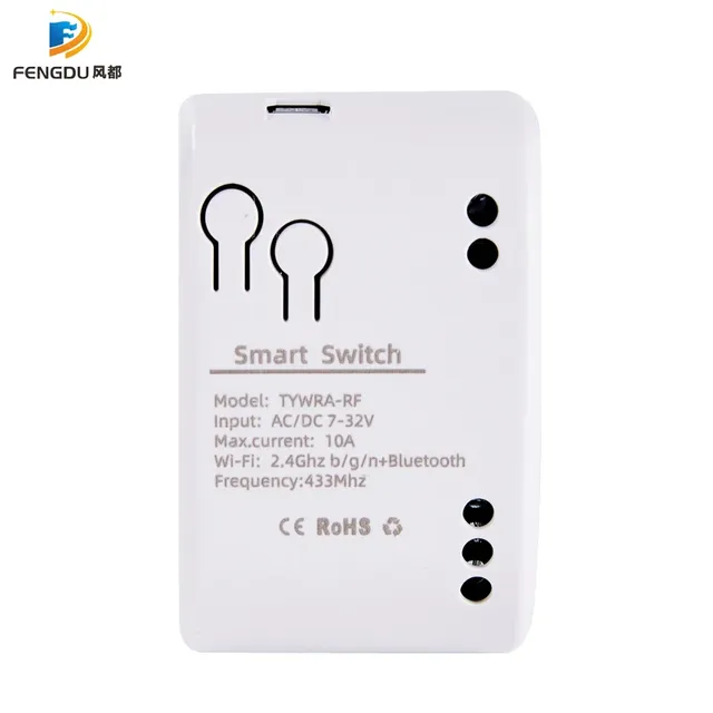 Commutateur intelligent Tuya Smart Life 1CH RF 12V 24V… – vue 3