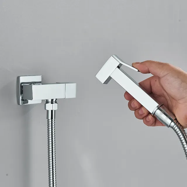 Robinet de Bidet de toilette à main chromé – vue 6