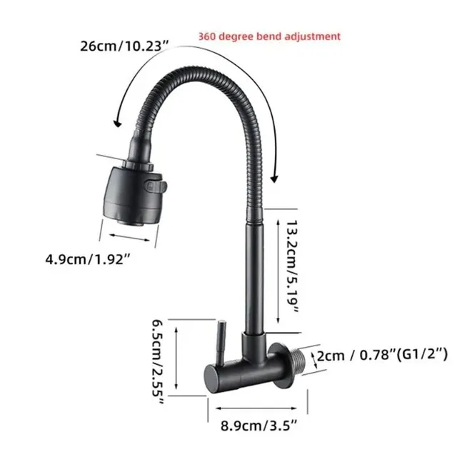 Baokemo robinet de cuisine 304 évier en acier inoxydable… – vue 7