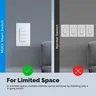 MOES WiFi Matter Switch Smart Tuya bouton lumineux fil… – vue 3